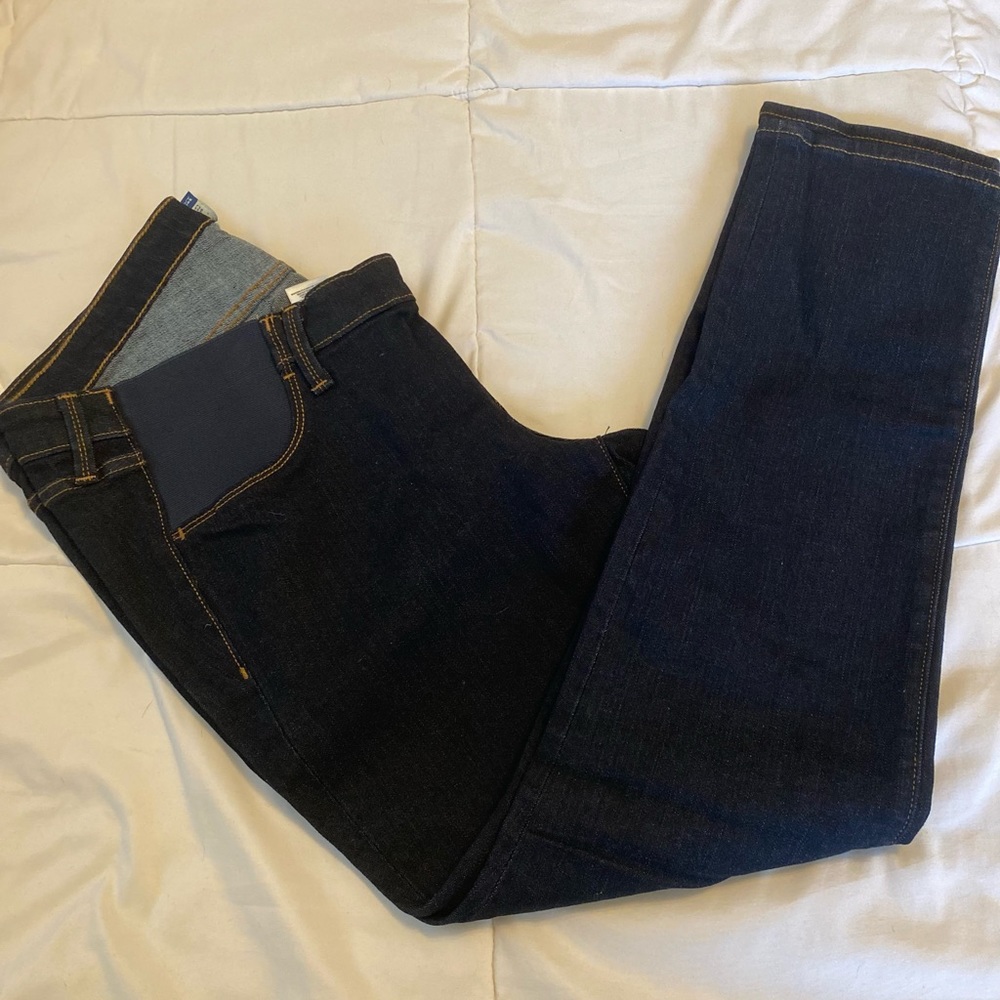 Old navy side panel skinny maternity Jeans 12 short nwt
